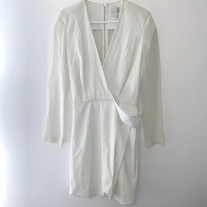 NEW Dion Lee White Belted Orbit Mini Dress
